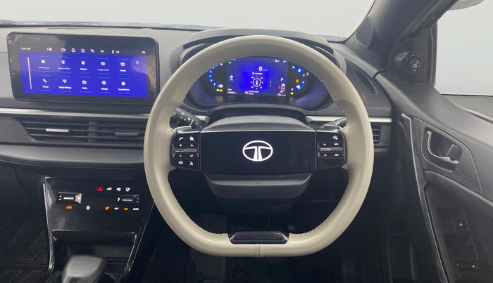 2024 Tata NEXON Creative Plus S 1.2 Revotron 6AMT Dark Edition, CNG, Automatic, 46,394 km, Steering Wheel Close Up