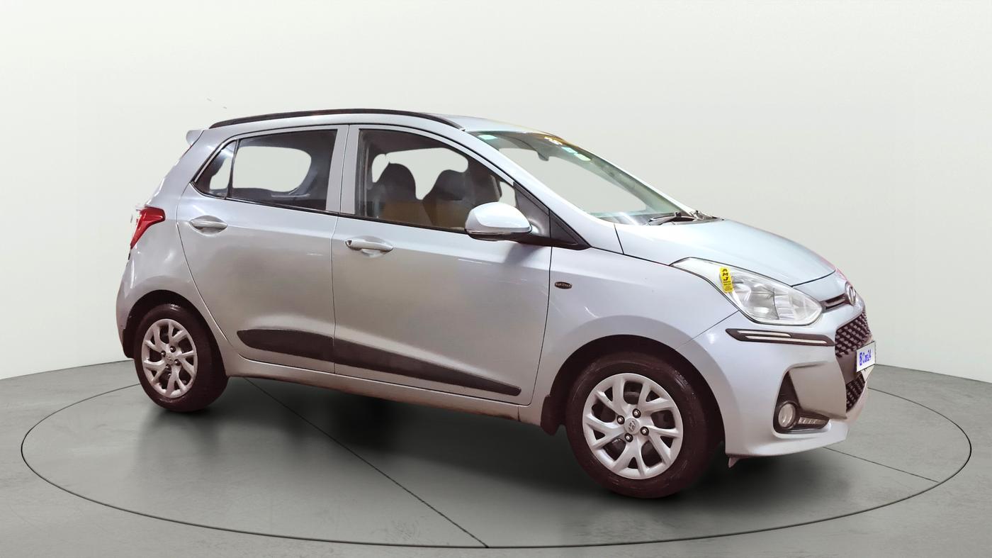 2019 Hyundai Grand i10 SPORTZ 1.2 KAPPA VTVT, CNG, Manual, 55,270 km, Right Front Diagonal