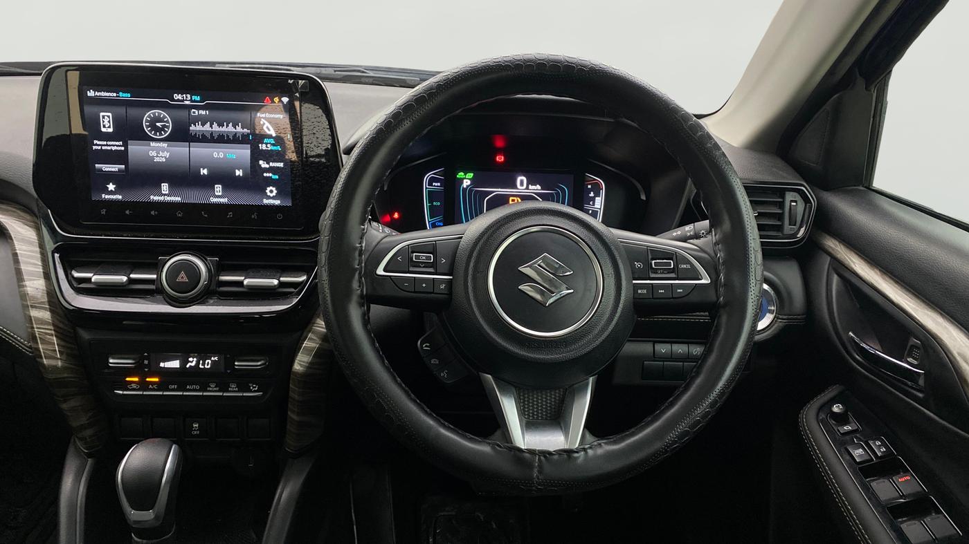 2024 Maruti Grand Vitara ALPHA PLUS HYBRID ECVT, Hybrid, Automatic, 9,618 km, Steering Wheel Close Up