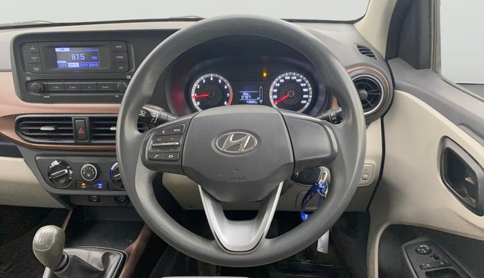 2022 Hyundai AURA S 1.2, Petrol, Manual, 43,880 km, Steering Wheel Close Up
