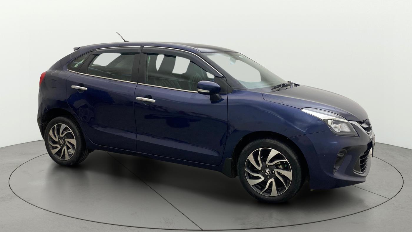2021 Toyota Glanza V CVT, Petrol, Automatic, 59,886 km, Right Front Diagonal