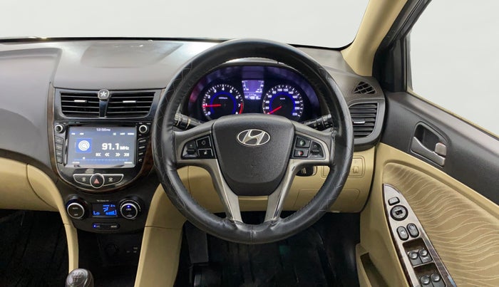 2016 Hyundai Verna 1.6 VTVT SX, Petrol, Manual, 48,818 km, Steering Wheel Close Up