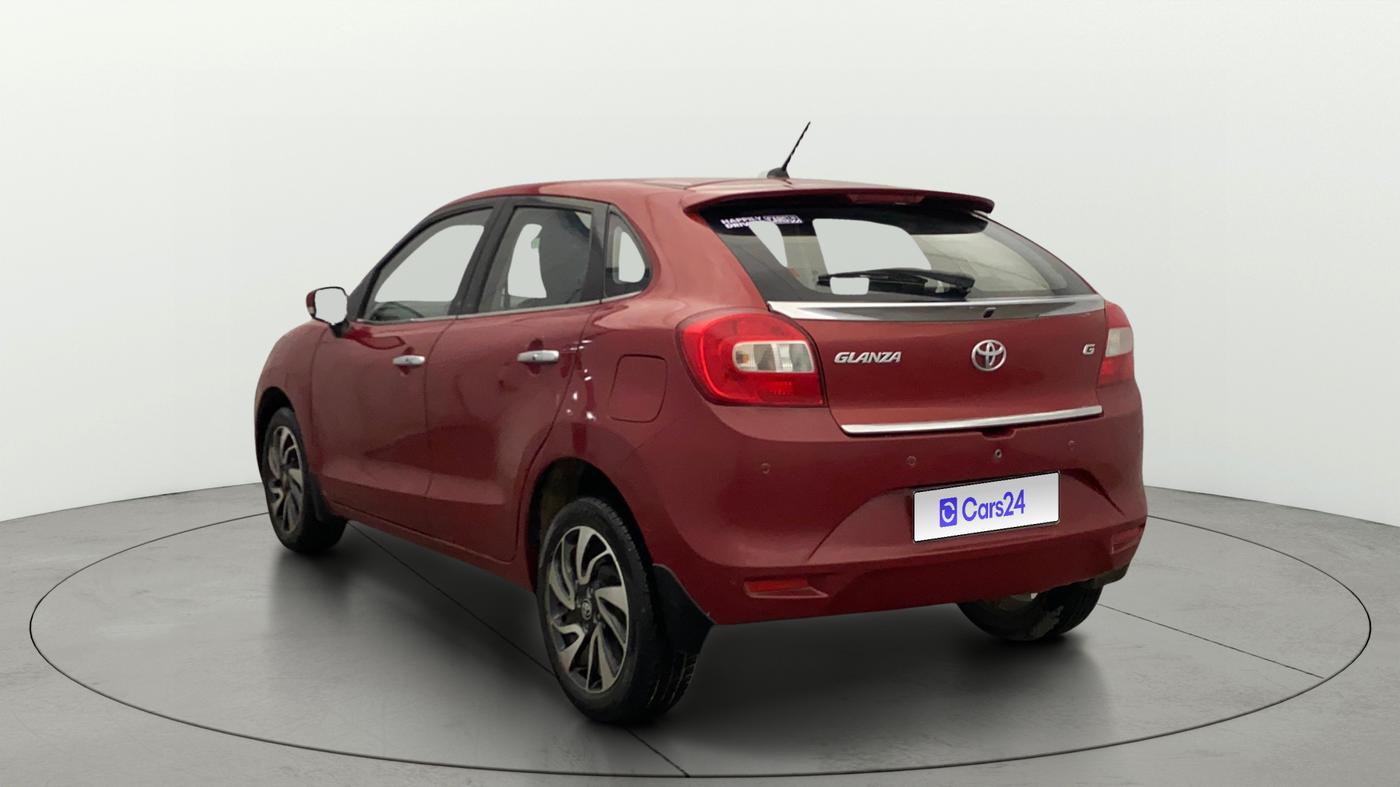 2019 Toyota Glanza G CVT, Petrol, Automatic, 76,551 km, Left Back Diagonal