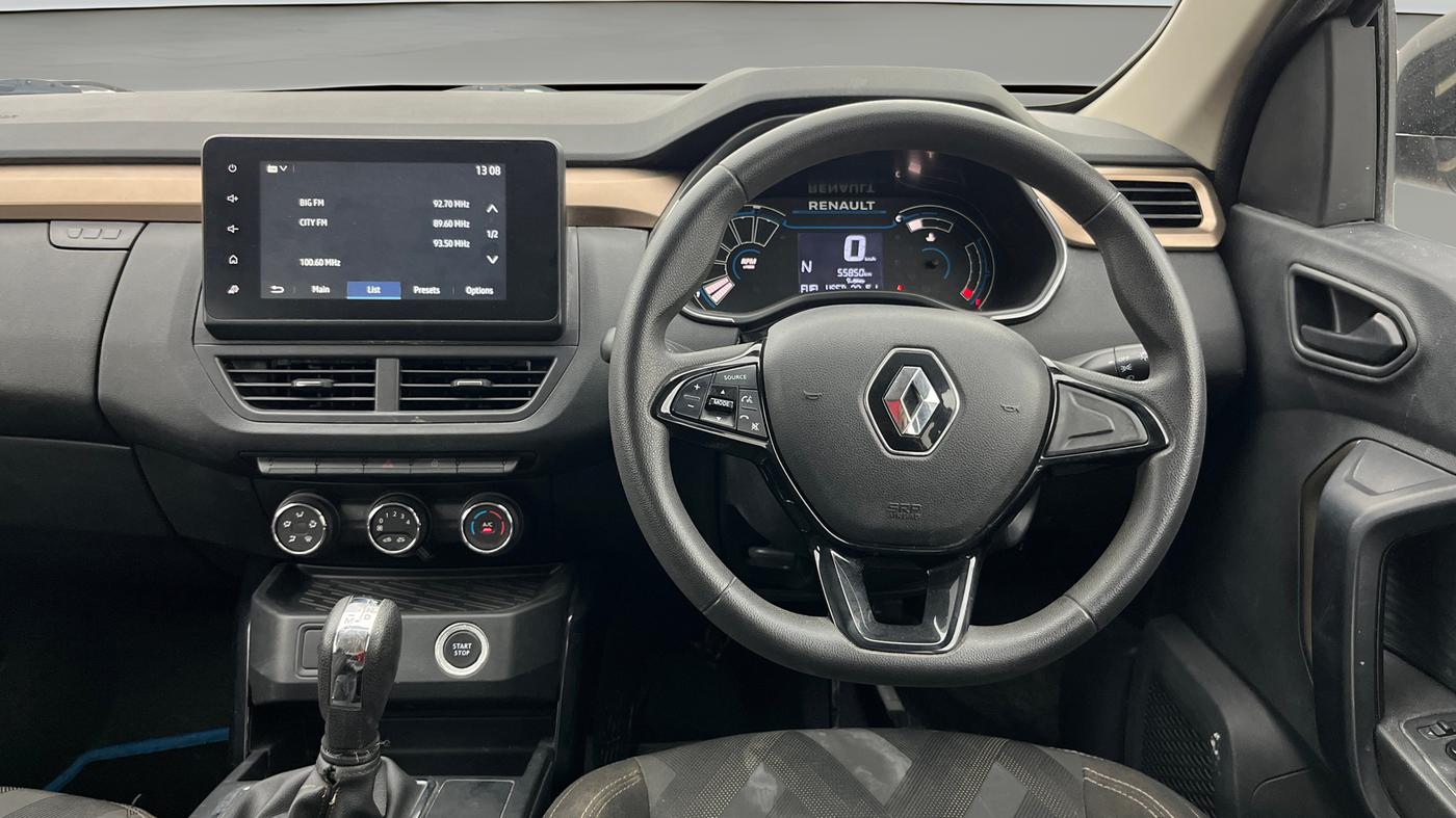 2021 Renault Kiger RXT (O) AMT, Petrol, Automatic, 55,848 km, Steering Wheel Close Up
