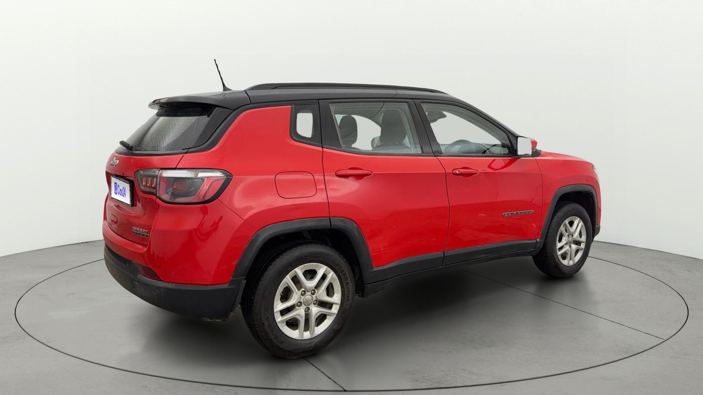 2018 Jeep Compass SPORT PLUS 1.4 PETROL, Petrol, Manual, 90,480 km, Right Back Diagonal