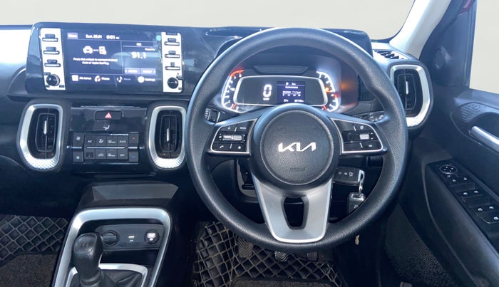 2022 KIA SONET HTK PLUS 1.2, Petrol, Manual, 22,105 km, Steering Wheel Close Up