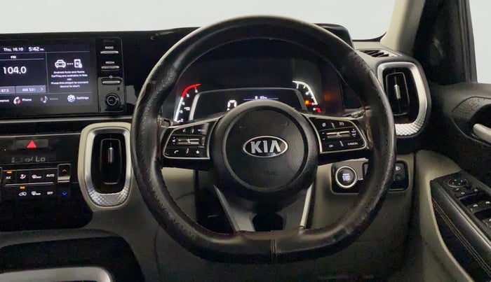 2021 KIA SONET HTX 1.5, Diesel, Manual, 90,660 km, Steering Wheel Close Up