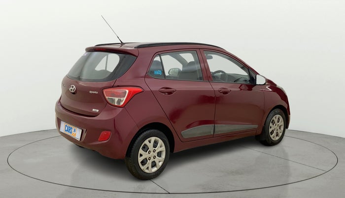 2015 Hyundai Grand i10 SPORTZ 1.2 KAPPA VTVT, Petrol, Manual, 43,156 km, Right Back Diagonal