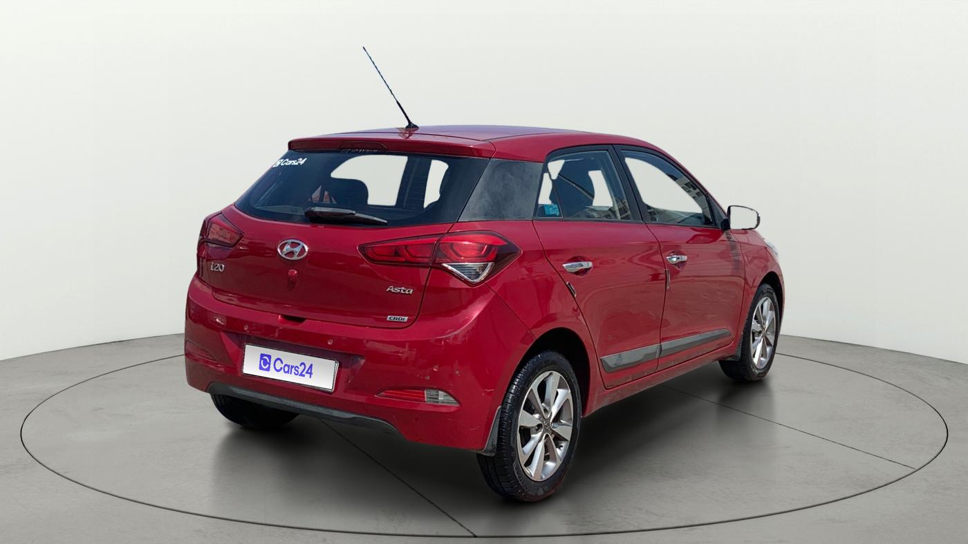 2014 Hyundai Elite i20 ASTA 1.4 CRDI, Diesel, Manual, 81,123 km, Right Back Diagonal