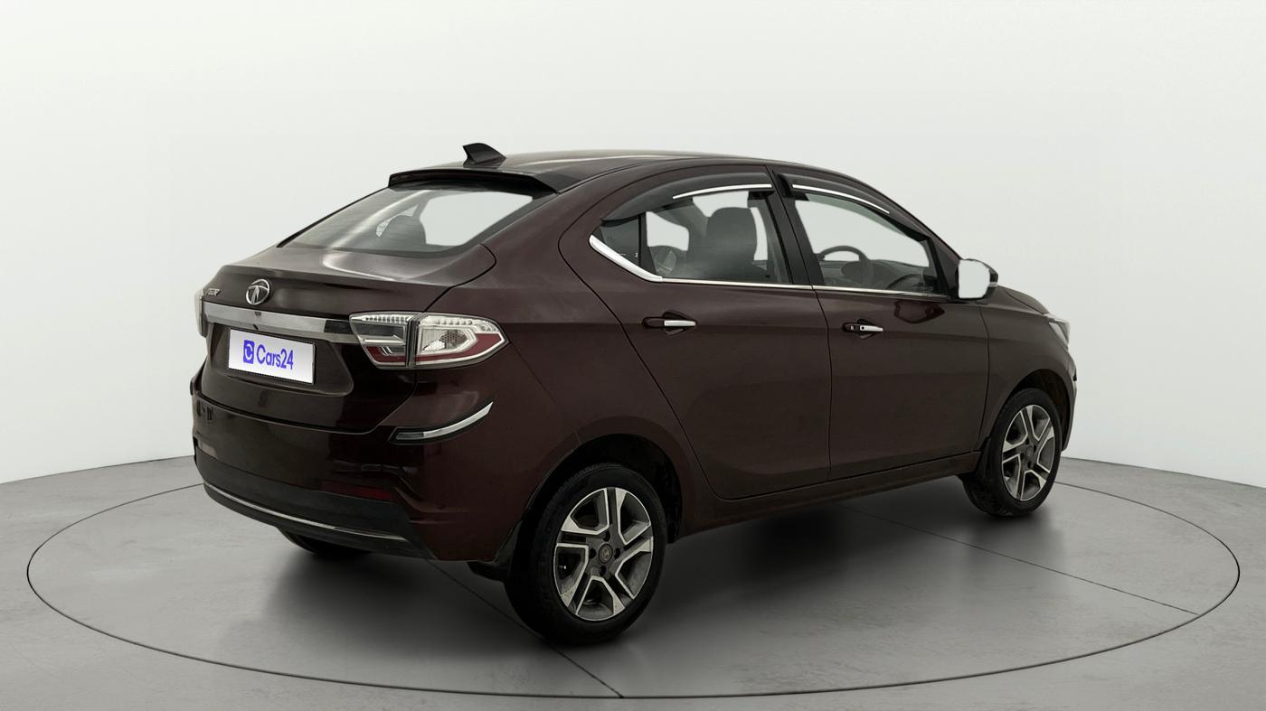 2023 Tata TIGOR XZA PLUS PETROL, Petrol, Automatic, 21,284 km, Right Back Diagonal