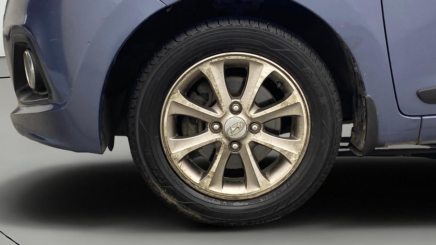 2016 Hyundai Grand i10 ASTA AT 1.2 KAPPA VTVT, Petrol, Automatic, 63,841 km, Left Front Wheel