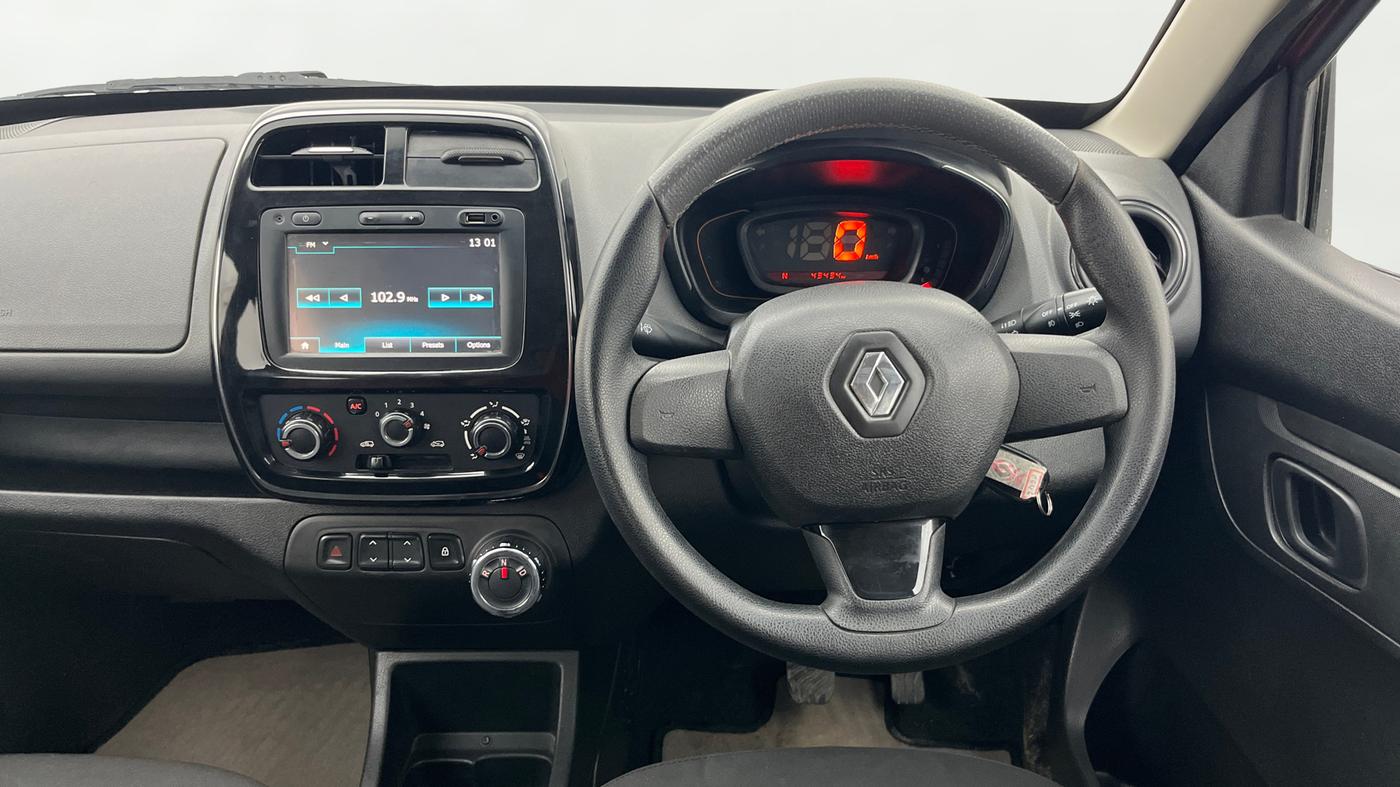 2017 Renault Kwid RXT 1.0 AMT, Petrol, Automatic, 43,434 km, Steering Wheel Close Up