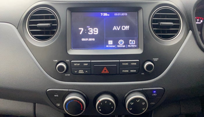 2018 Hyundai Grand i10 SPORTZ 1.2 KAPPA VTVT DUAL TONE, Petrol, Manual, 36,888 km, Air Conditioner
