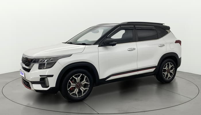 2021 KIA SELTOS GTX PLUS 1.5 DIESEL AT DUAL TONE, Diesel, Automatic, 82,267 km, Left Front Diagonal