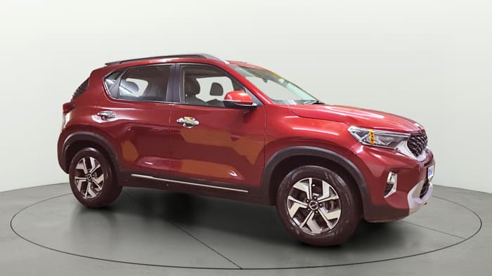 2022 KIA SONET HTX 1.0 IMT, Petrol, Manual, 47,318 km, Right Front Diagonal