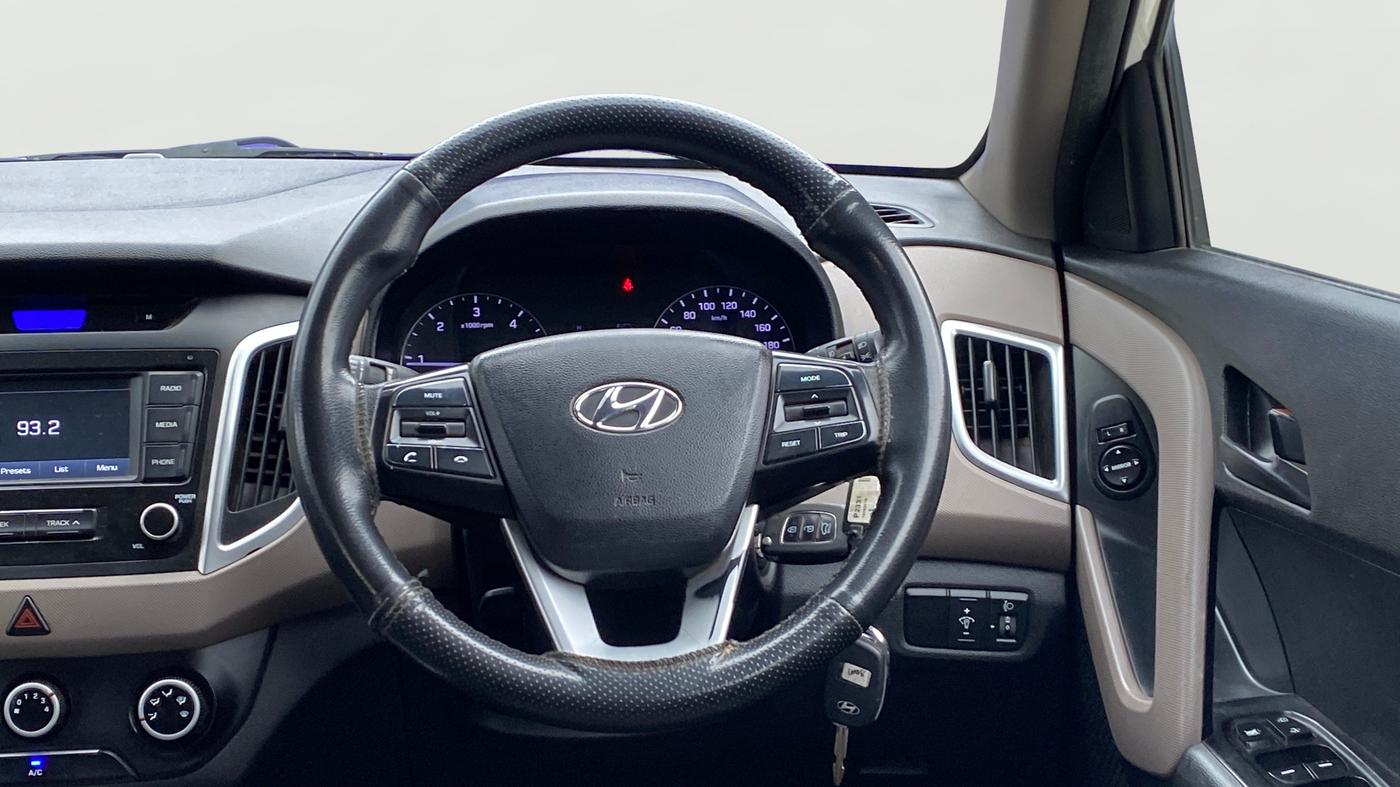2019 Hyundai Creta EX 1.4 DIESEL, Diesel, Manual, 86,043 km, Steering Wheel Close Up