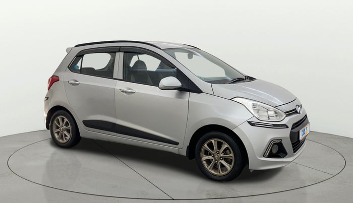 2015 Hyundai Grand i10 ASTA (O) 1.2 KAPPA VTVT, Petrol, Manual, 1,09,122 km, Right Front Diagonal