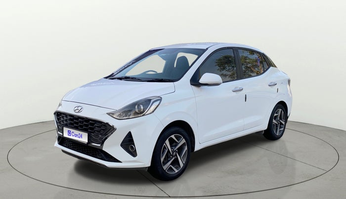 2020 Hyundai AURA SX PLUS 1.2 AMT, CNG, Automatic, 1,03,686 km, Left Front Diagonal