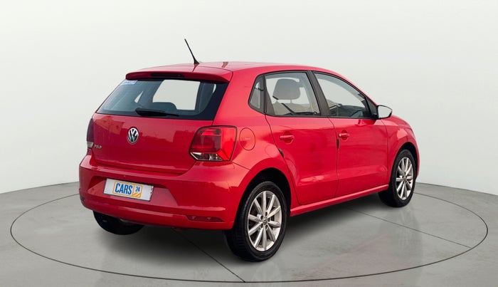 2018 Volkswagen Polo HIGHLINE PLUS 1.0 16 ALLOY, Petrol, Manual, 1,11,152 km, Right Back Diagonal