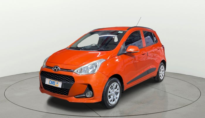 2018 Hyundai Grand i10 SPORTZ 1.2 KAPPA VTVT, Petrol, Manual, 23,843 km, Left Front Diagonal