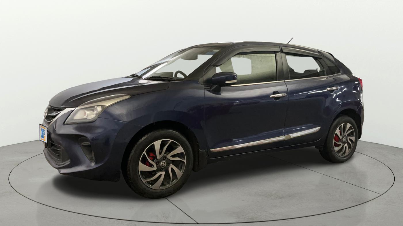 2019 Toyota Glanza V, Petrol, Manual, 60,631 km, Left Front Diagonal