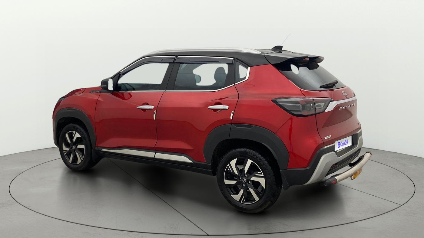 2025 Nissan MAGNITE Tekna Plus HRAO 1.0 Turbo Petrol CVT, Petrol, Automatic, 6,689 km, Left Back Diagonal