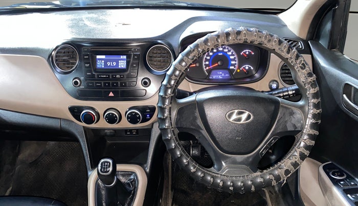 2014 Hyundai Grand i10 SPORTZ 1.2 KAPPA VTVT, Petrol, Manual, 87,701 km, Steering Wheel Close Up