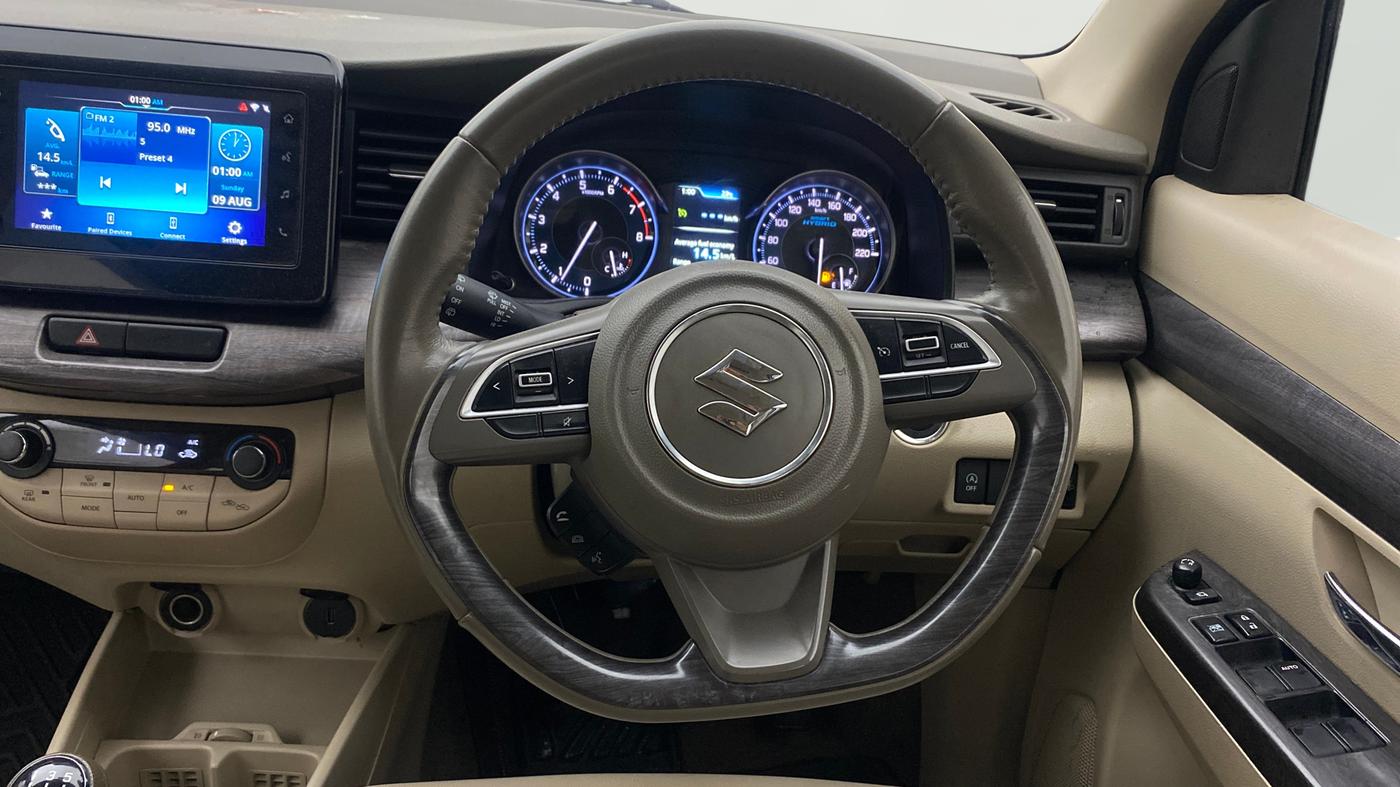2022 Maruti Ertiga ZXI SHVS, Petrol, Manual, 66,537 km, Steering Wheel Close Up