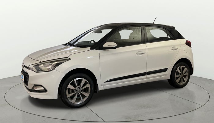 2017 Hyundai Elite i20 ASTA 1.2 DUAL TONE, Petrol, Manual, 53,717 km, Left Front Diagonal
