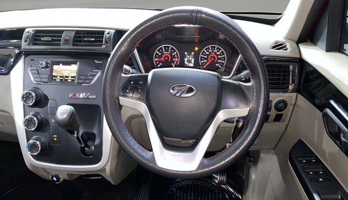 2016 Mahindra Kuv100 K6 PLUS 6 STR, Petrol, Manual, 71,388 km, Steering Wheel Close Up