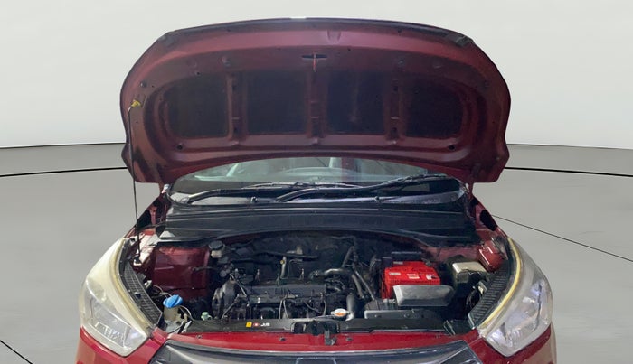 2017 Hyundai Creta E PLUS 1.6 PETROL, Petrol, Manual, 1,00,096 km, Open Bonet