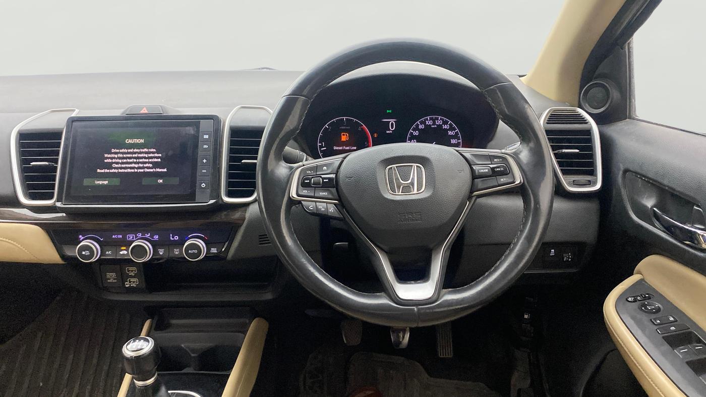 2021 Honda City 1.5L I-DTEC ZX, Diesel, Manual, 32,732 km, Steering Wheel Close Up