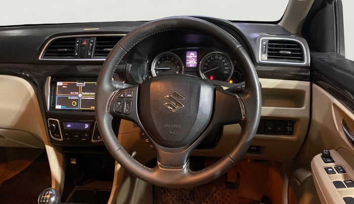 2017 Maruti Ciaz ALPHA 1.4 PETROL, Petrol, Manual, 15,213 km, Steering Wheel Close Up