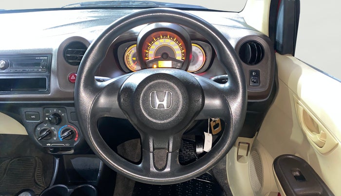 2014 Honda Brio E MT, Petrol, Manual, 48,654 km, Steering Wheel Close Up