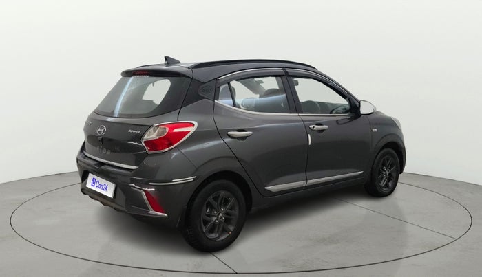 2021 Hyundai GRAND I10 NIOS SPORTZ AMT 1.2 KAPPA VTVT, CNG, Automatic, 28,546 km, Right Back Diagonal