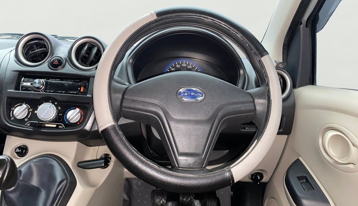 2017 Datsun Go T, Petrol, Manual, 27,157 km, Steering Wheel Close Up