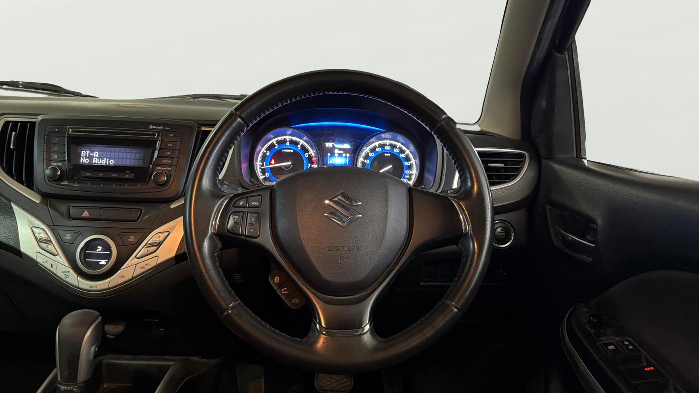 2018 Maruti Baleno ZETA CVT PETROL 1.2, Petrol, Automatic, 42,753 km, Steering Wheel Close Up