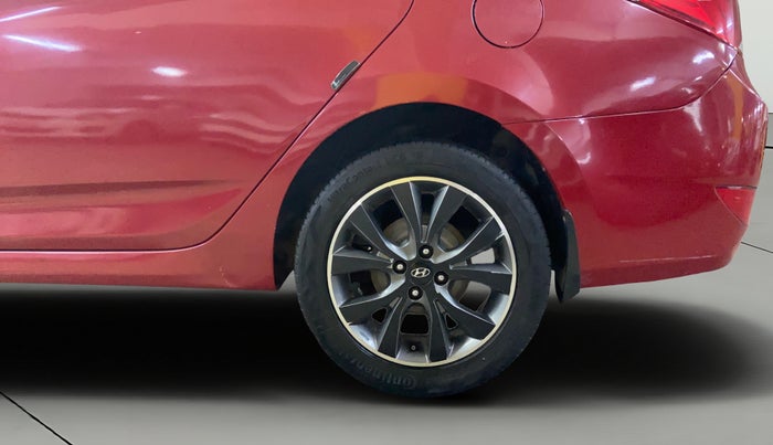 2016 Hyundai Verna 1.6 CRDI SX, Diesel, Manual, 1,02,496 km, Left Rear Wheel