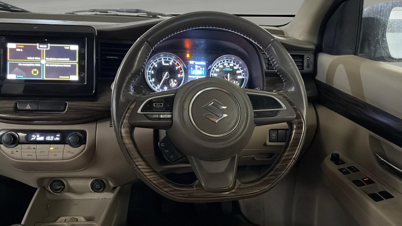 2019 Maruti Ertiga ZXI+ SHVS, Petrol, Manual, 72,312 km, Steering Wheel Close Up