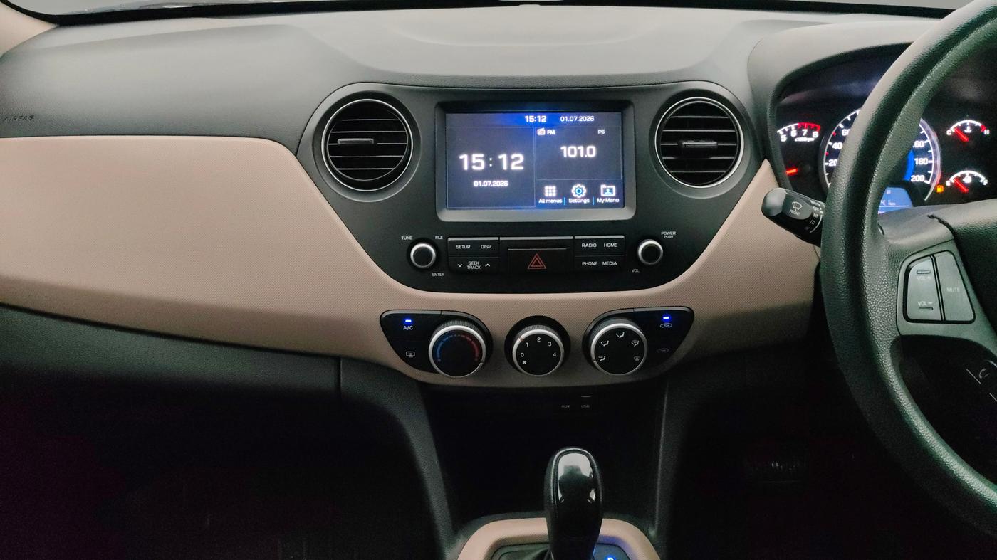 2018 Hyundai Grand i10 SPORTZ AT 1.2 KAPPA VTVT, Petrol, Automatic, 43,805 km, Air Conditioner