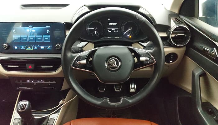 2023 Skoda SLAVIA Ambition 1.5L TSI, Petrol, Manual, 21,799 km, Steering Wheel Close Up
