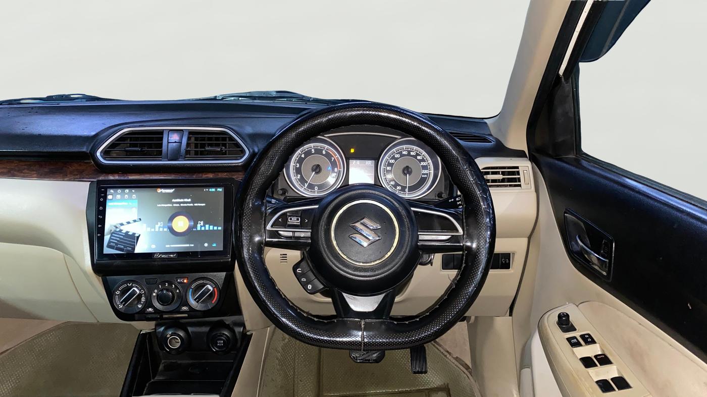 2018 Maruti Dzire VXI AMT, Petrol, Automatic, 46,599 km, Steering Wheel Close Up