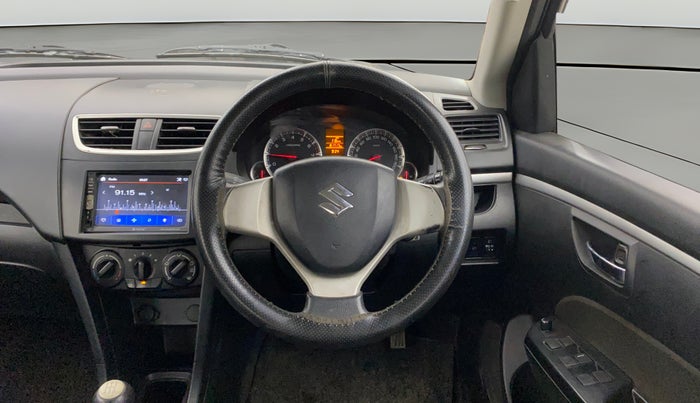 2014 Maruti Swift VXI, Petrol, Manual, 81,684 km, Steering Wheel Close Up