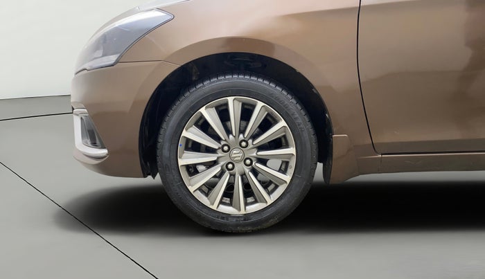 2019 Maruti Ciaz ALPHA 1.5 SHVS PETROL, Petrol, Manual, 57,322 km, Left Front Wheel