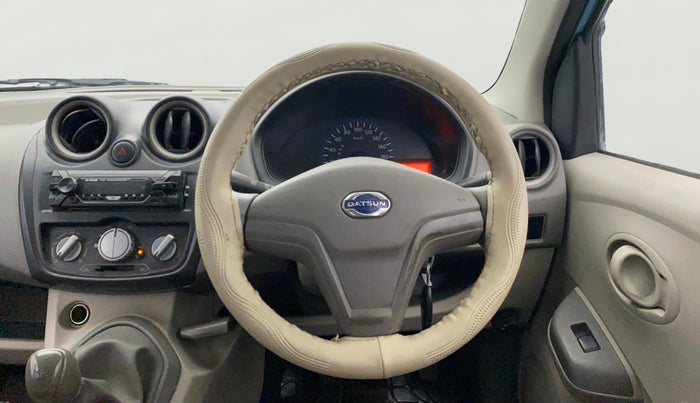 2014 Datsun Go T, Petrol, Manual, 60,396 km, Steering Wheel Close Up