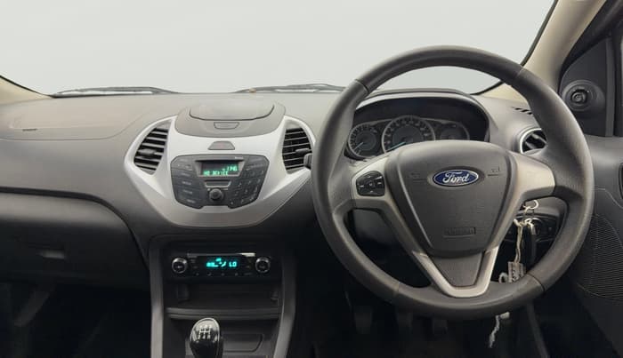 2017 Ford New Figo TITANIUM 1.2 PETROL MT, Petrol, Manual, 78,412 km, Steering Wheel Close Up