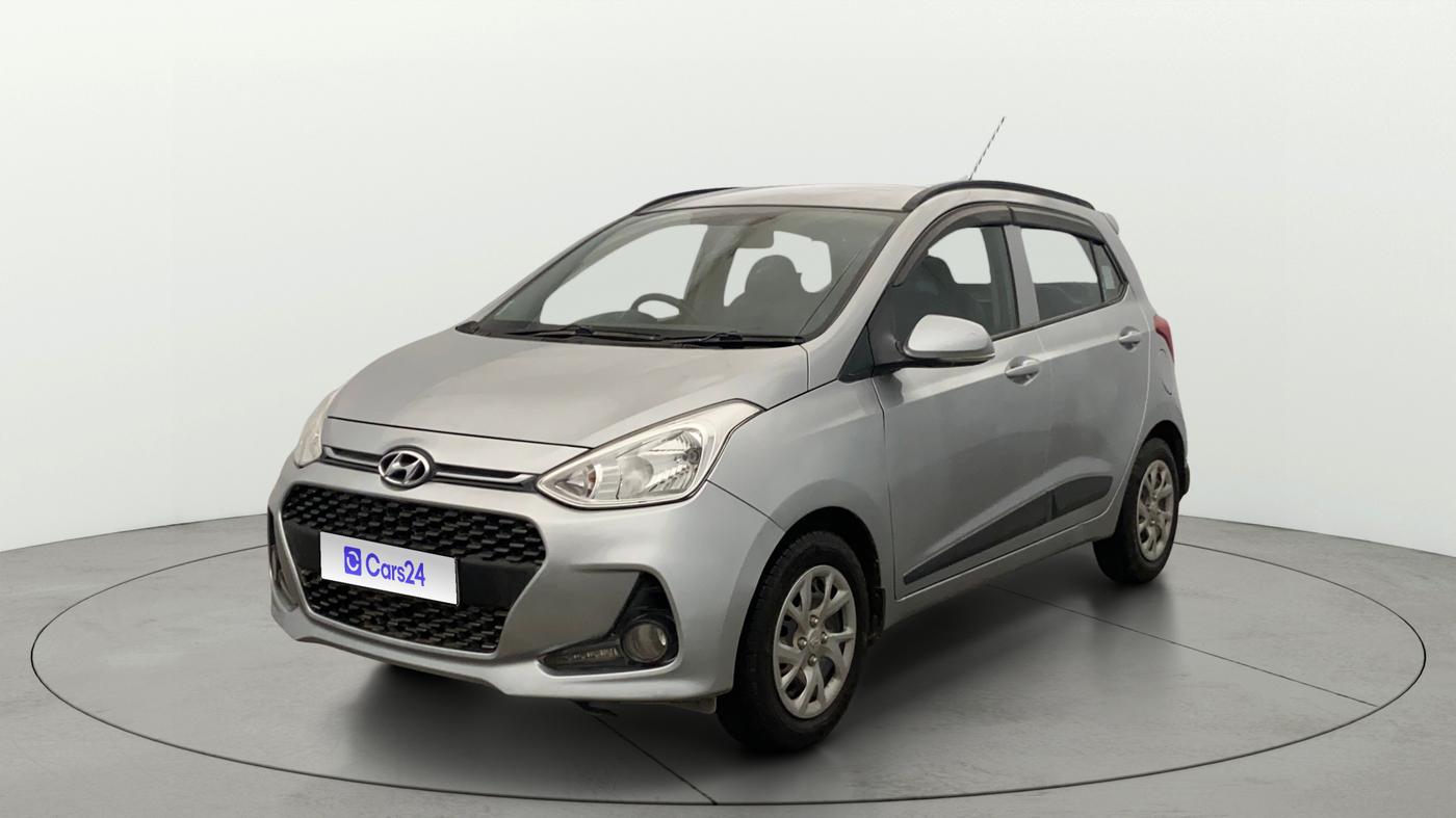2019 Hyundai Grand i10 SPORTZ 1.2 KAPPA VTVT, Petrol, Manual, 46,368 km, Left Front Diagonal