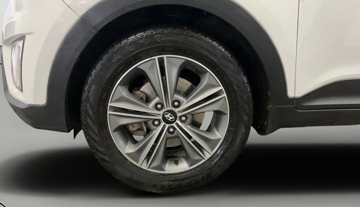 2018 Hyundai Creta SX PLUS AT 1.6 PETROL, Petrol, Automatic, 49,814 km, Left Front Wheel