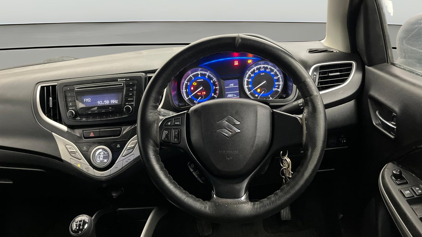 2017 Maruti Baleno DELTA PETROL 1.2, Petrol, Manual, 28,783 km, Steering Wheel Close Up
