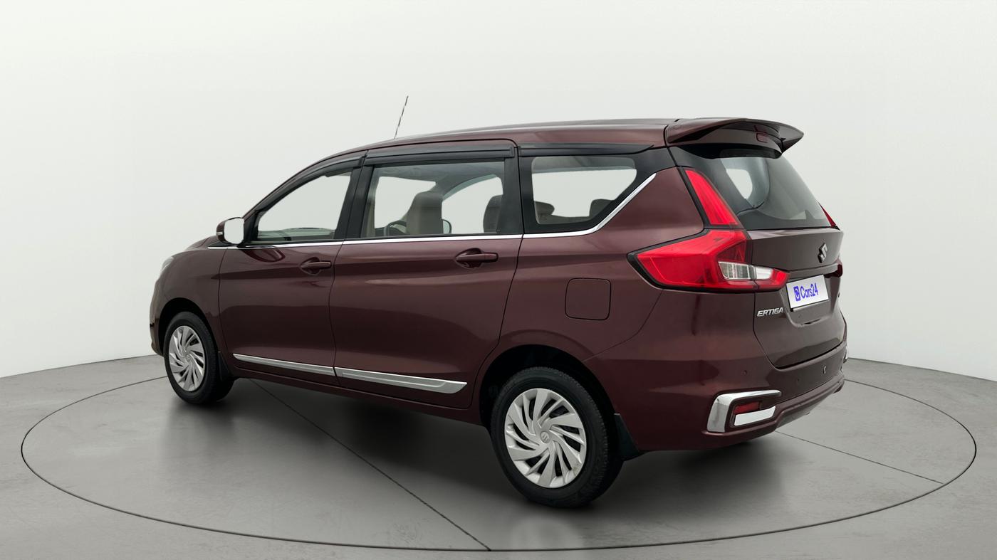 2021 Maruti Ertiga VXI AT SHVS, Petrol, Automatic, 62,696 km, Left Back Diagonal